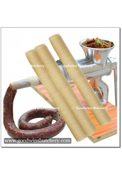DIY SAUSAGE CASING COLLAGEN edible +/- diameter 2.6cm length 14m
